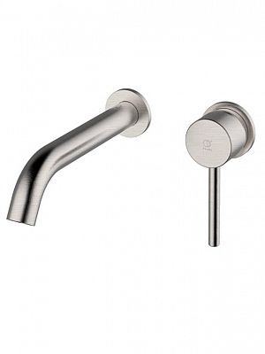 Baker Brushed Nickel Vanity Faucet w/ Cast Spout